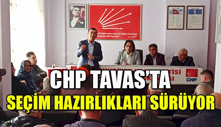 CHP Tavas'ta toplantı gerçekleştirdi