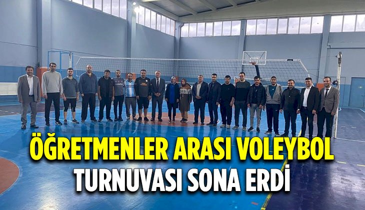 Hisarcık’ta Öğretmenler Günü voleybol turnuvası