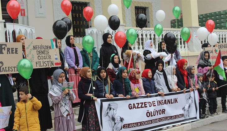 Filistinli çocukların kanı yerde kalmayacak