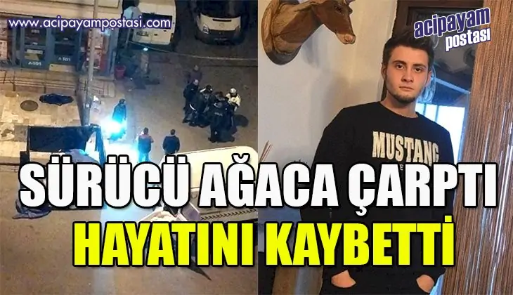Ağaca çarpan motosiklet sürücüsü
                    hayatını kaybetti