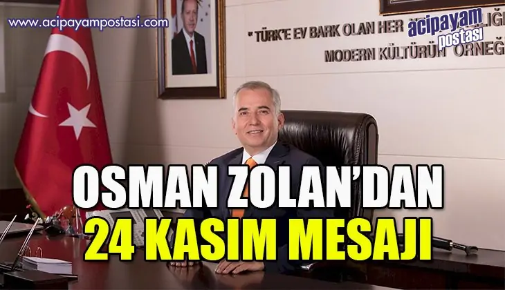 Başkan
                    Zolan’dan Öğretmenler Günü
                    mesajı