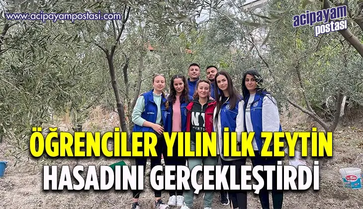 Gördes
                    MYO öğrencilerinden zeytin
                    hasadı