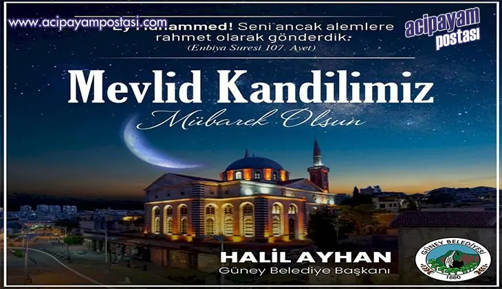 Halil Ayhan,
                    mevlid kandilini
                    kutladı