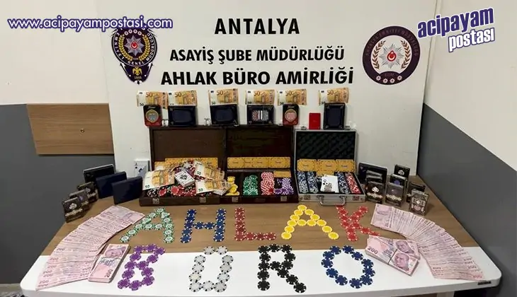 Kumar oynatılan 5 iş yerine adli işlem
                    yapıldı