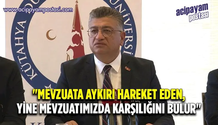 Rektör Kızıltoprak: 