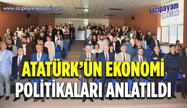 Salihli’de Atatürk’ün Ekonomi
                    Politikaları anlatıldı